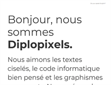 Tablet Screenshot of diplopixels.com